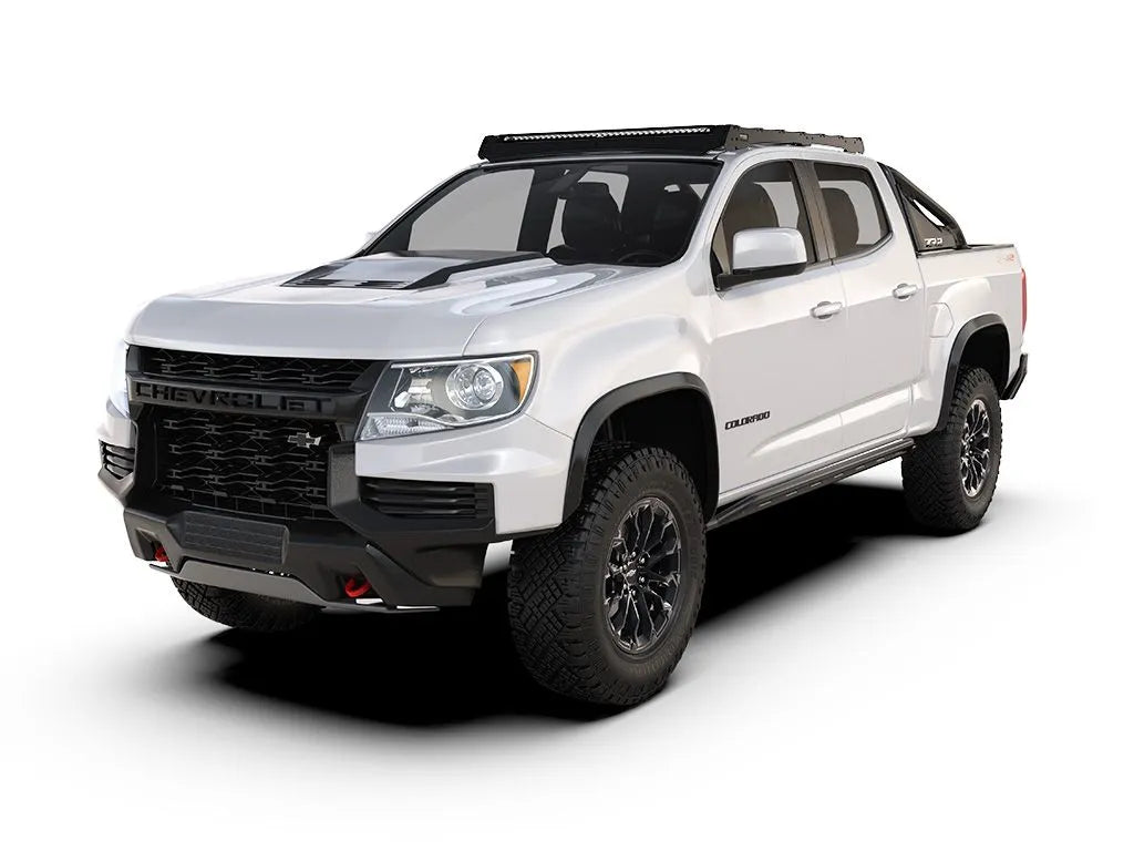 Chevrolet Colorado/GMC Canyon (2015-2022) Slimsport Roof Rack Kit / Lightbar Ready Front View