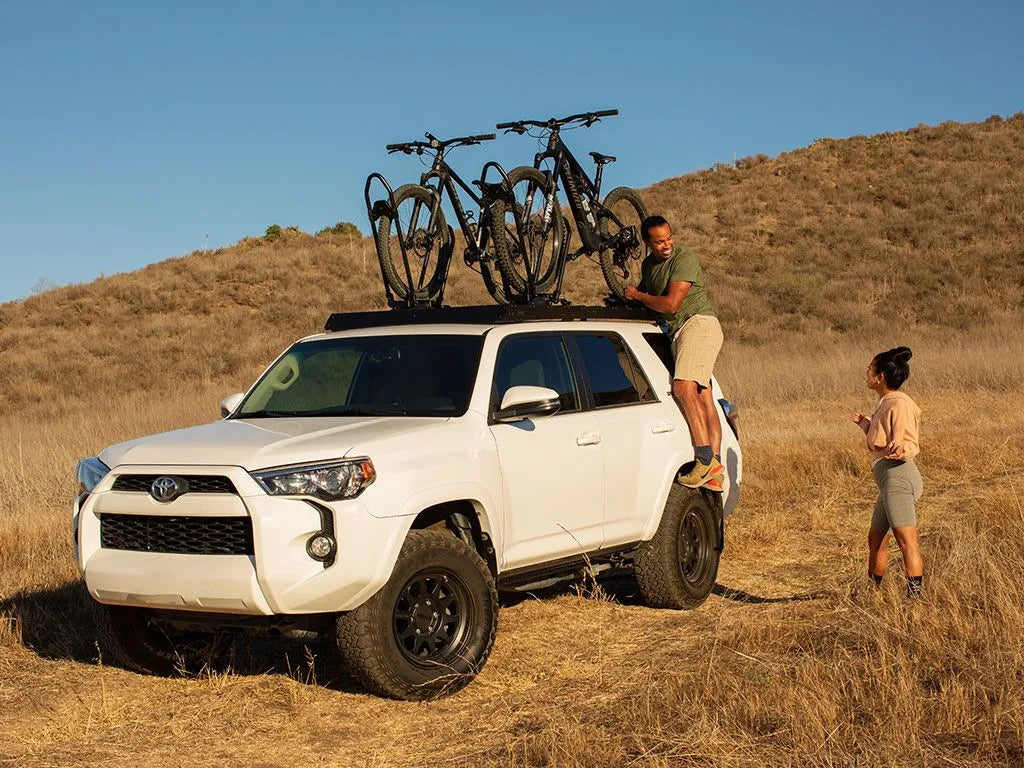 Toyota 4Runner (5th Gen) (2010-Current) Slimsport Roof Rack Kit / Lightbar ready Front View