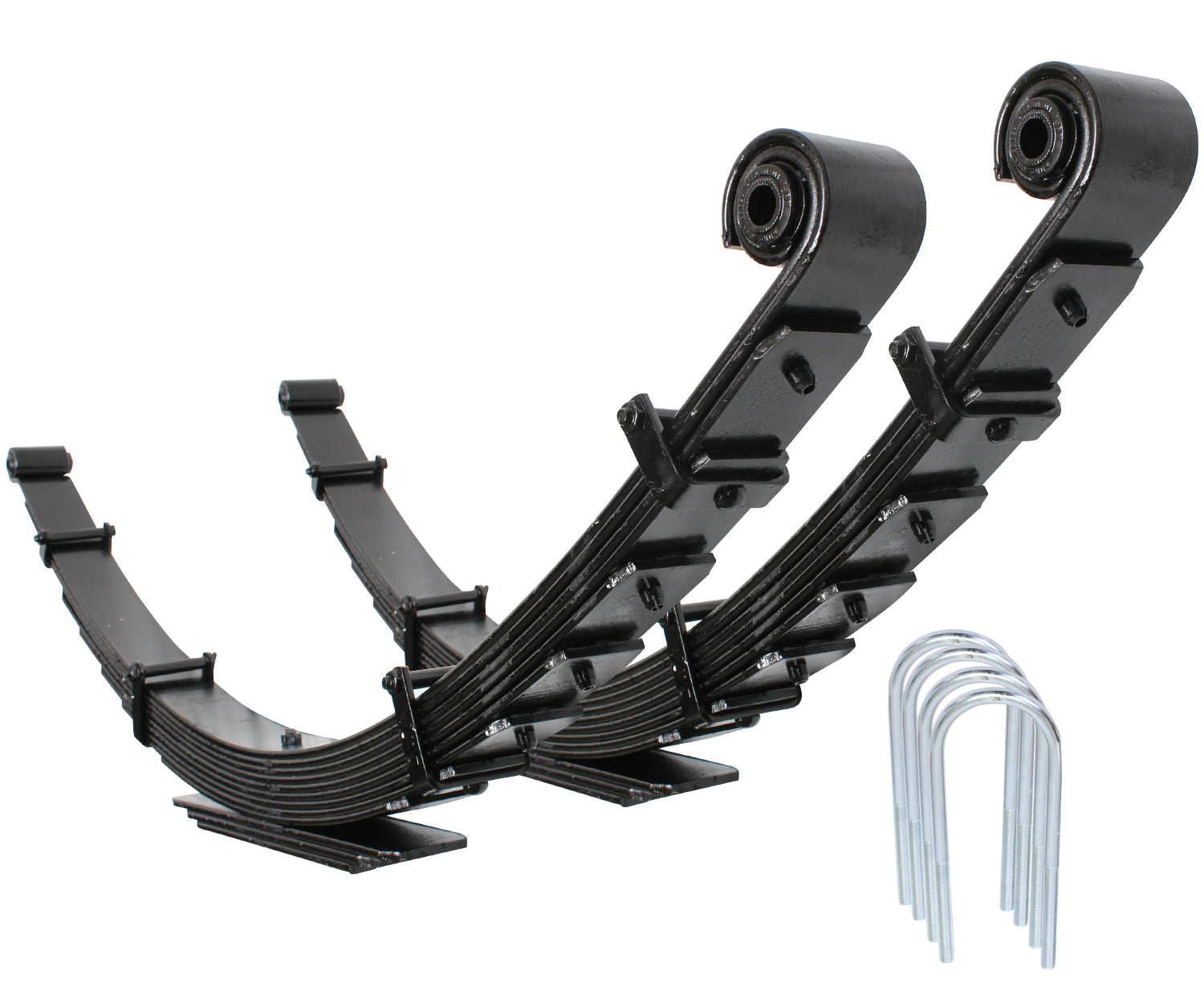 17-24 FORD F250/350 4X4 XXHD +3500LBS PROGRESSIVE LEAF SPRING KIT – 1″ LIFT Display of Included Parts