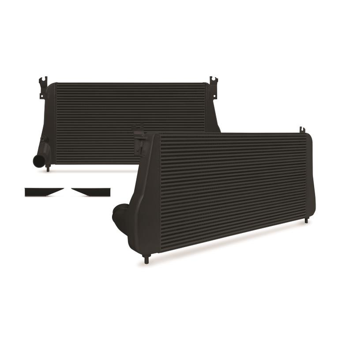 Intercooler, fits Chevrolet/GMC 6.6L Duramax 2006-2010 Front View Black