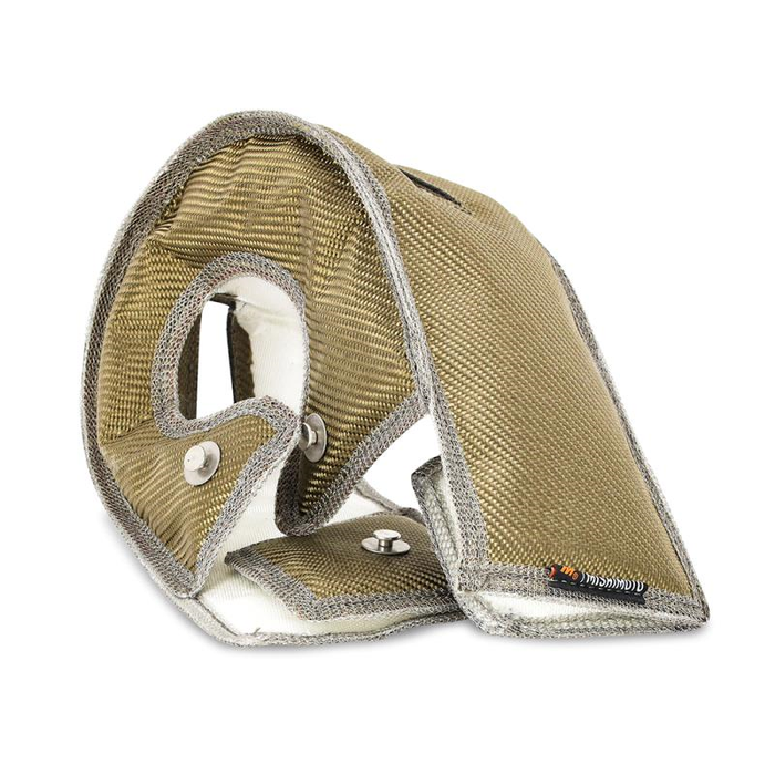 Titanium Turbo Blanket, Fits Chevrolet/GMC 6.6L Duramax 2004.5-2016 Front View