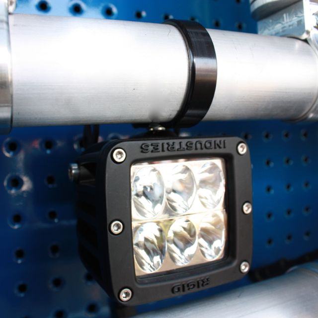 Small Light Mount for 4″ and smaller Front View