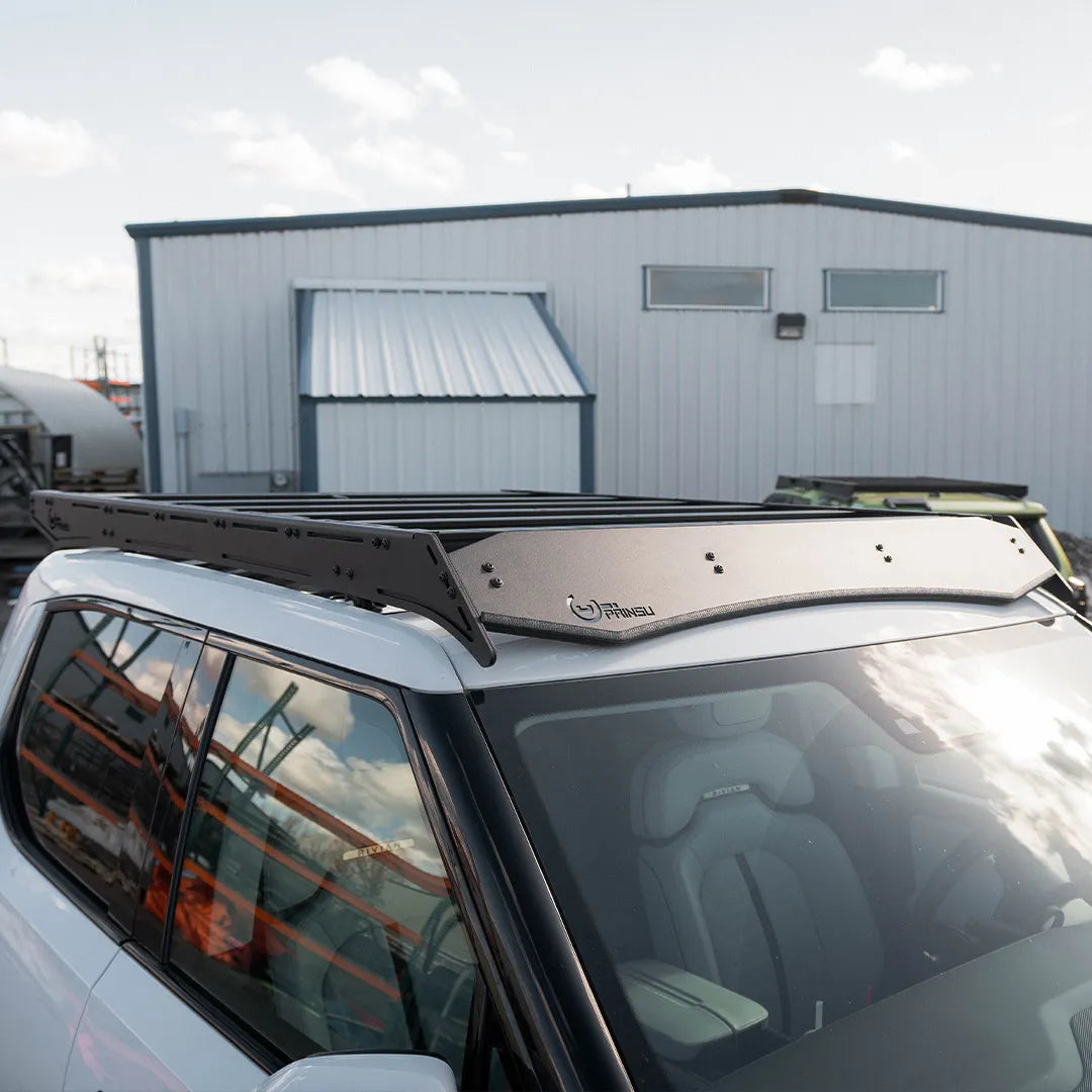 Rivian R1T Prinsu Pro Roof Rack Front View