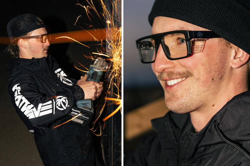 Performance Rayth Sunglasses: Anti Fog Clear Lens Z87+ Front View