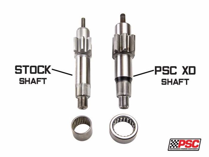 BIG BORE XD Steering Gear Box for 1999-2005 Ford F250/F350 Super Duty/Excursion Front View