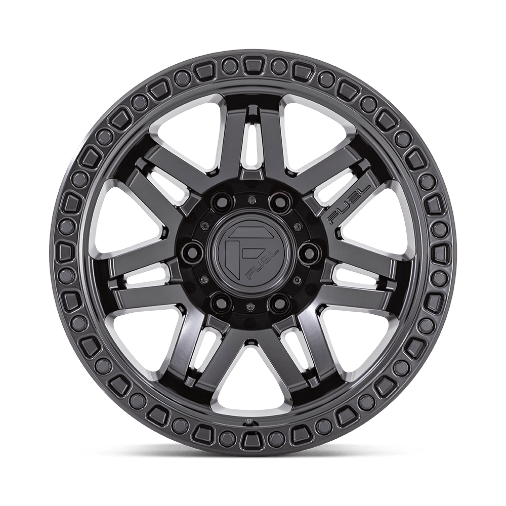 Fuel Wheels | SYNDICATE Front View Black