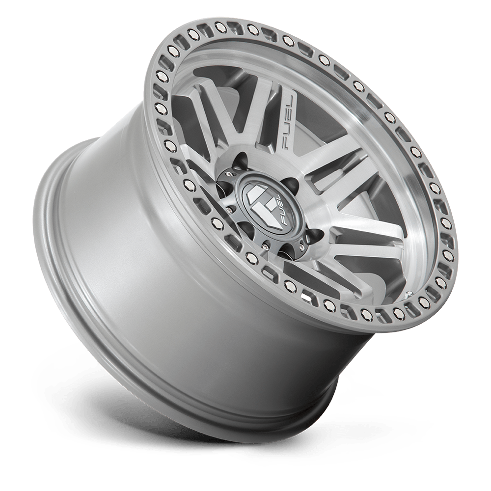 Fuel Wheels | SYNDICATE Front View Silver