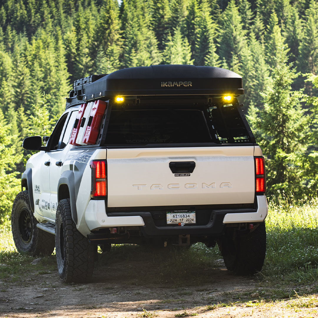 Toyota Tacoma Cab Height Bed Rack | 2024-2025 Front View