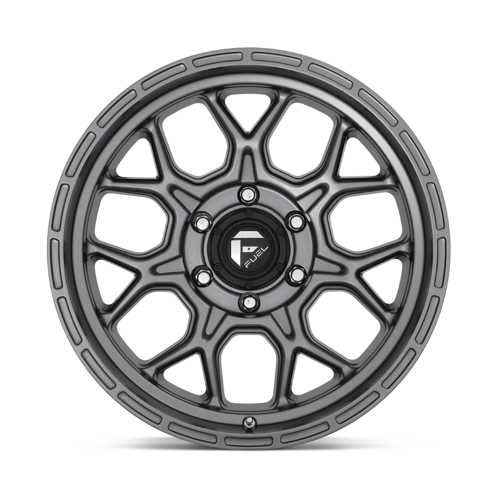 Fuel Wheels | TECH Front View Grey