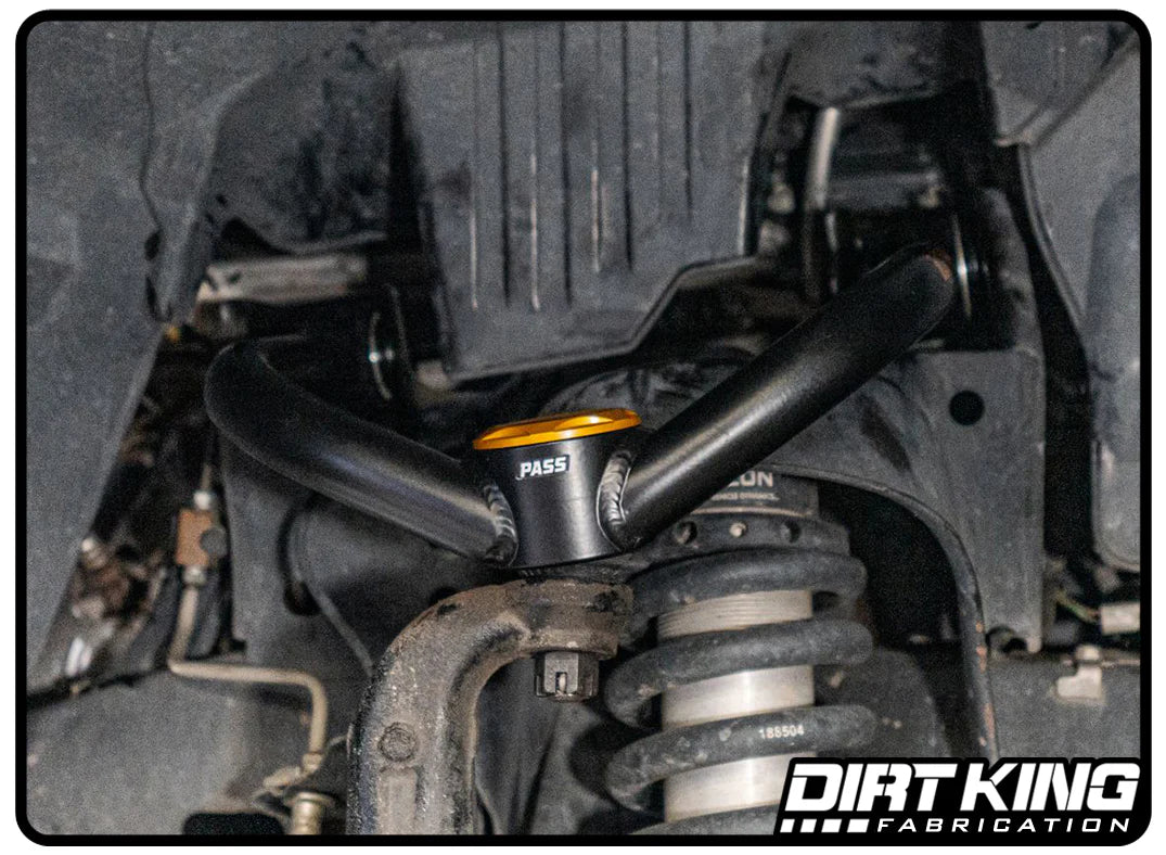 '04-23 Nissan Titan Dirt King 4130 Balljoint Upper Control Arm Kit Close-up Display on vehicle