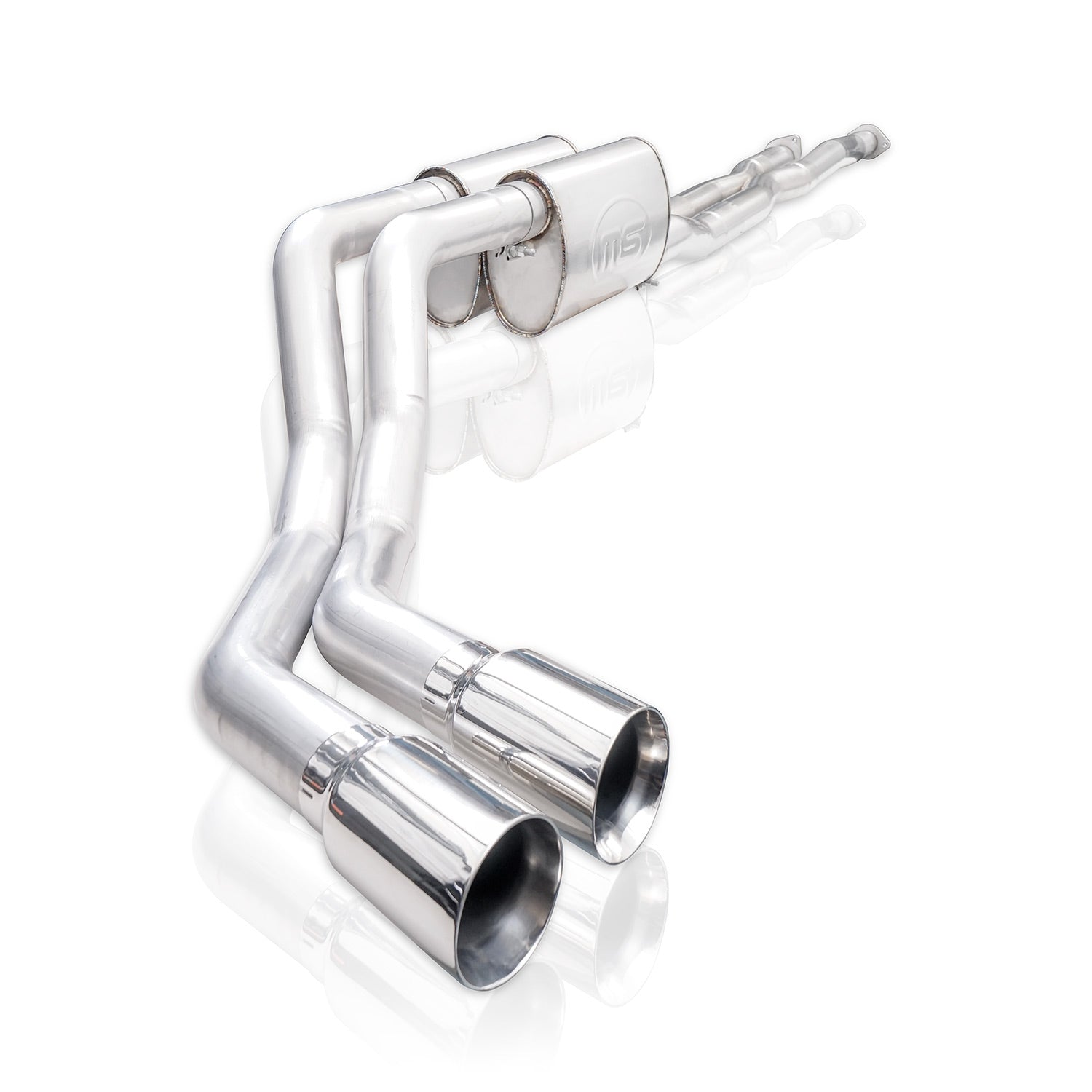 2014-21 Toyota Tundra Catback Exhaust System Front View