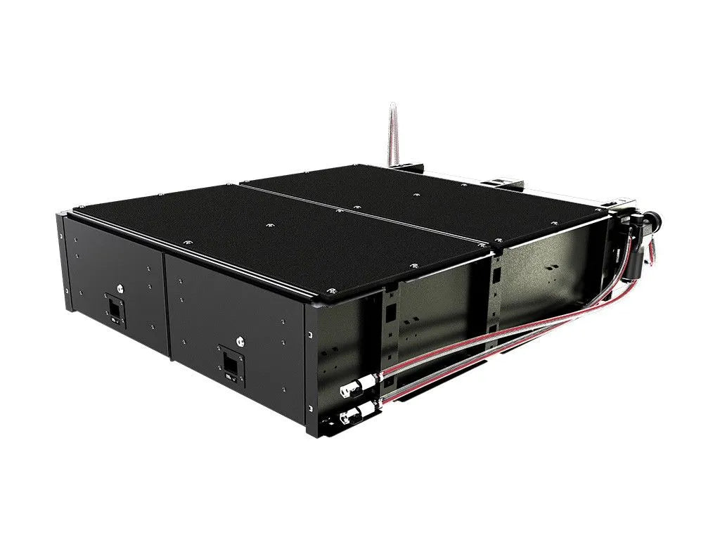 Stainless Steel Water Tank for Pickup Truck Drawer System / 52l Front View