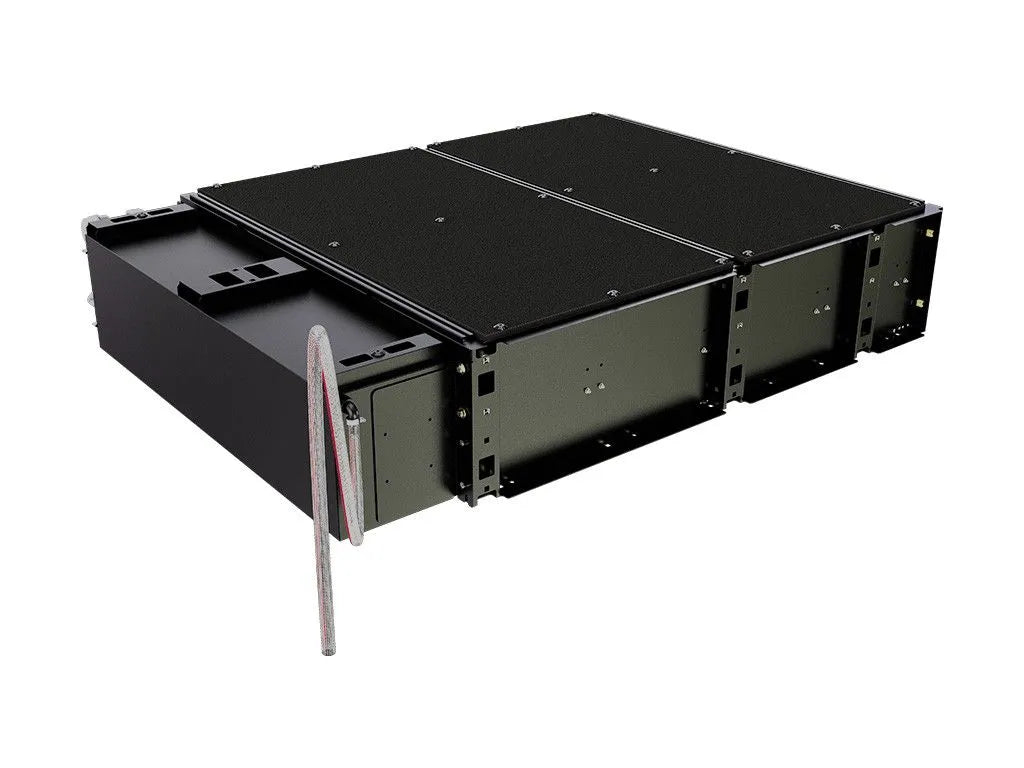 Stainless Steel Water Tank for Pickup Truck Drawer System / 52l Front View