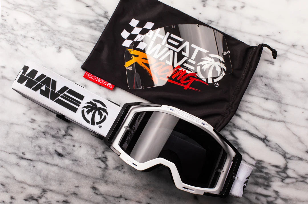 MXG-250 MOTORSPORT GOGGLE - BILLBOARD ICON WHITE Display