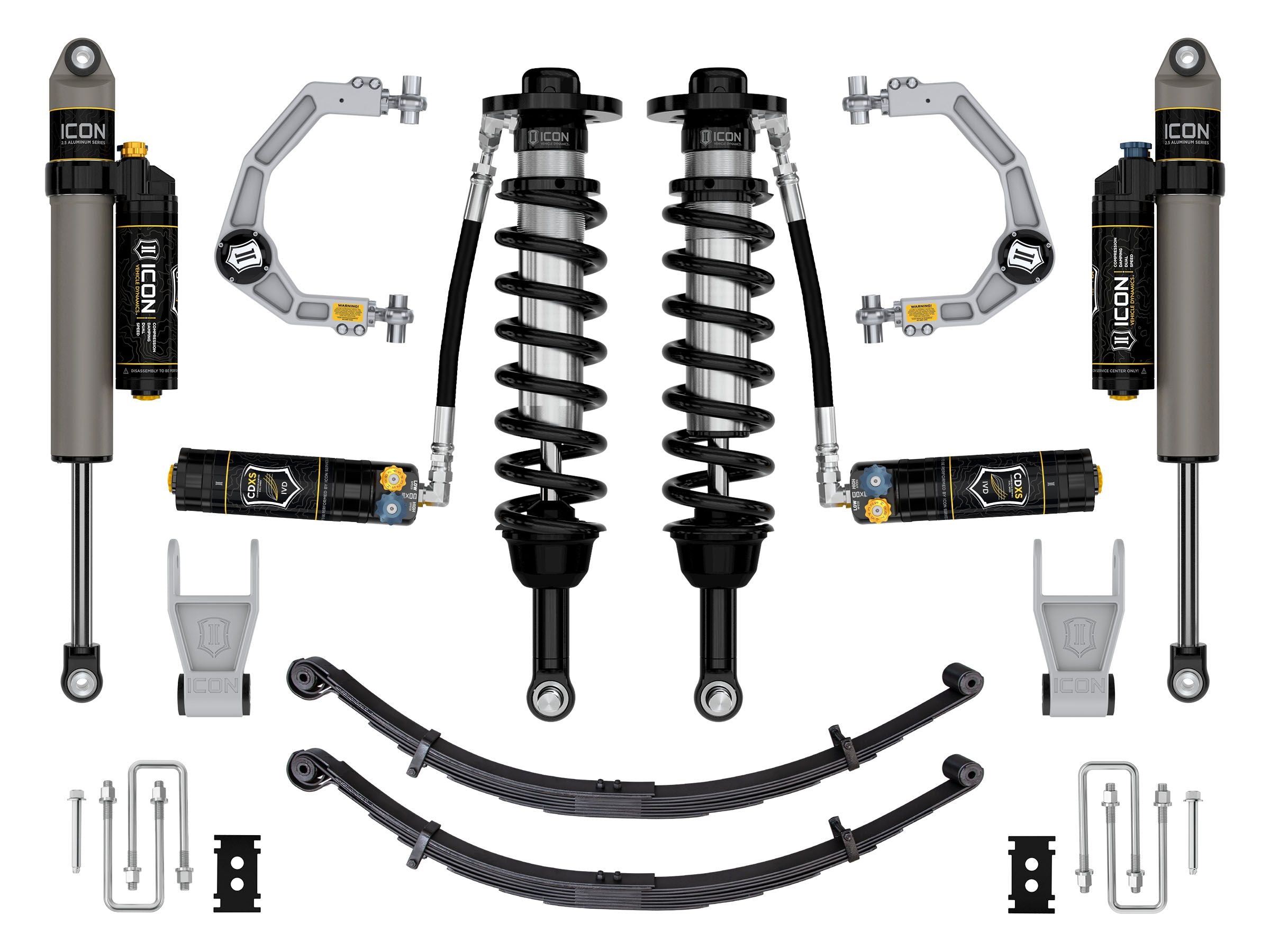 21-24 FORD F150 TREMOR 2.5-3" STAGE 4 SUSPENSION SYSTEM w/ Leaf Springs