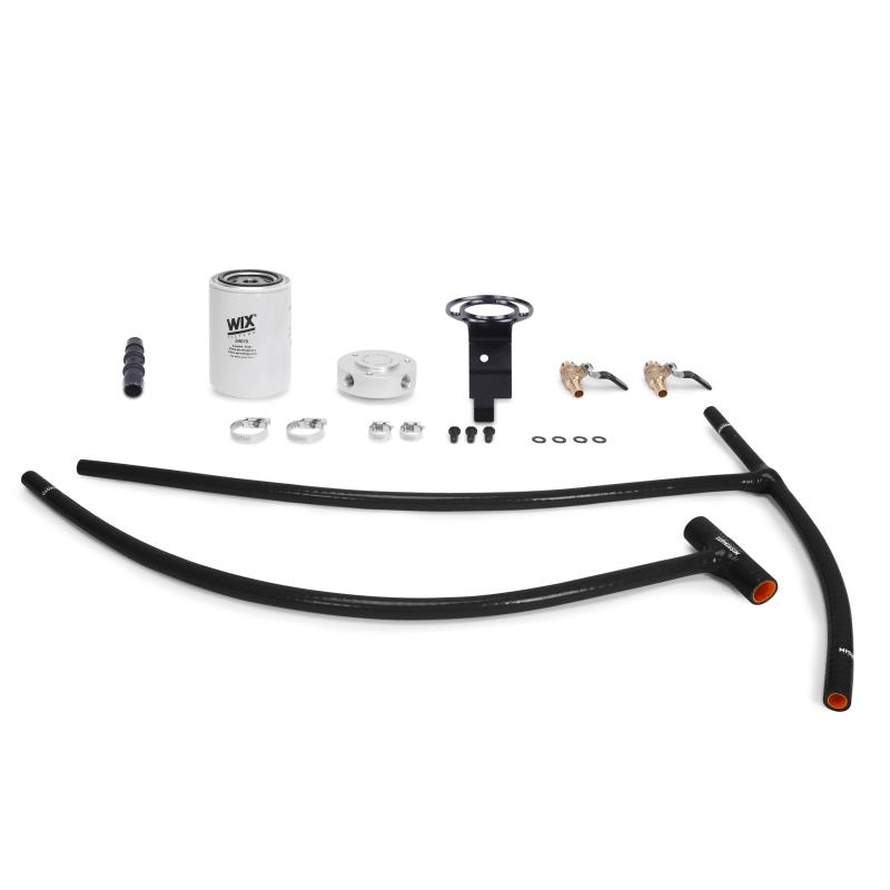 03-07 Ford 6.0L Powerstroke Coolant Filter Kit Performance Products Mishimoto Black parts