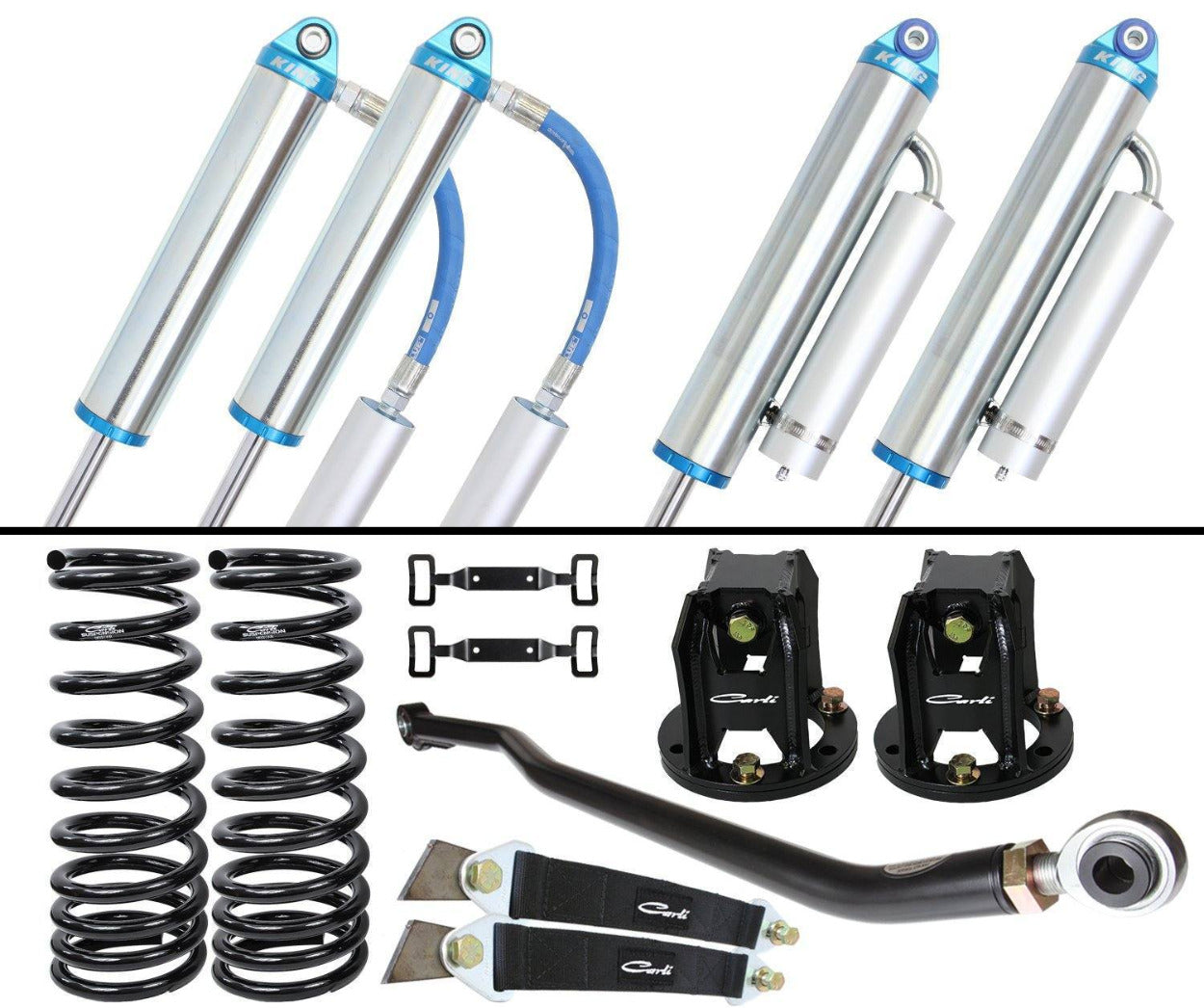 '03-09 Ram 2500/3500 3.0 Dominator System-3" Lift Display of Included Parts