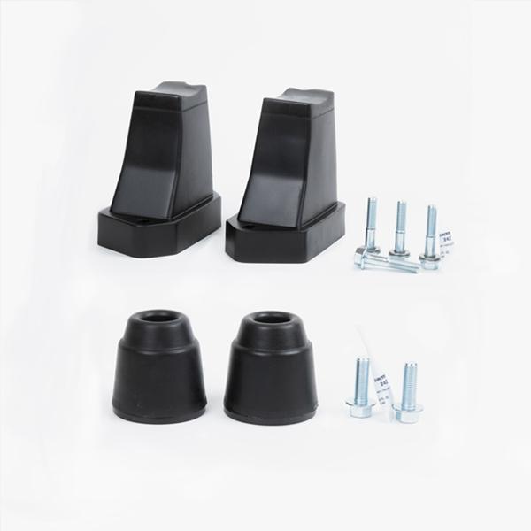 '03-09 Toyota 4Runner DuroBumps Front & Rear 4.25" Bump Stops Display of Included Parts