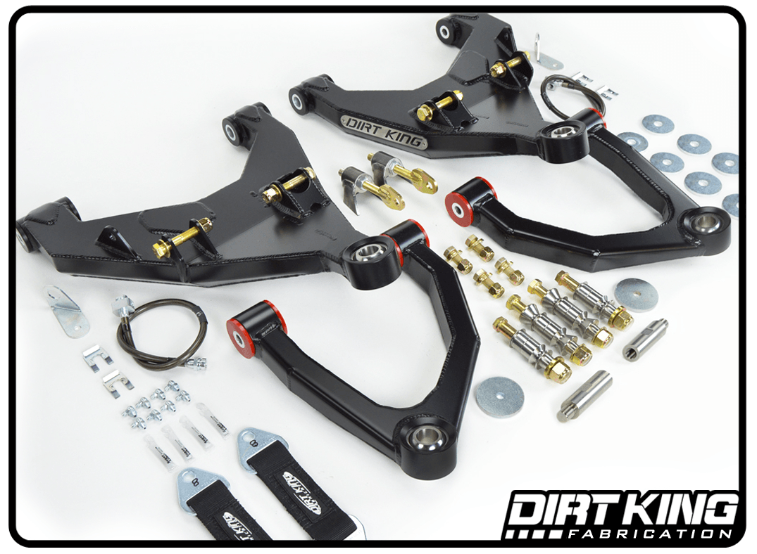 '03-09 Toyota 4Runner Long Travel Kit Display of Included Parts