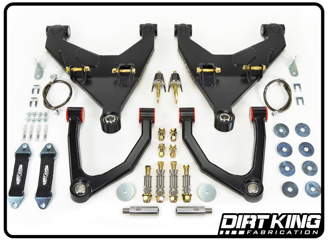 '03-09 Toyota 4Runner Long Travel Kit Display of Included Parts