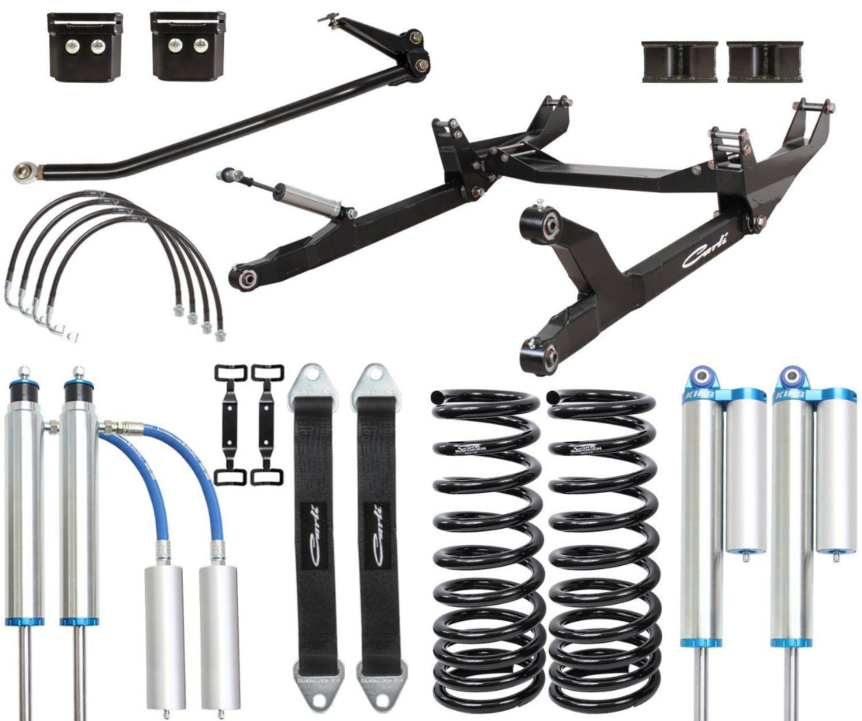 '03-09 Dodge Ram 2500/3500 2.5 Pintop System-6" Lift Display of Included Parts
