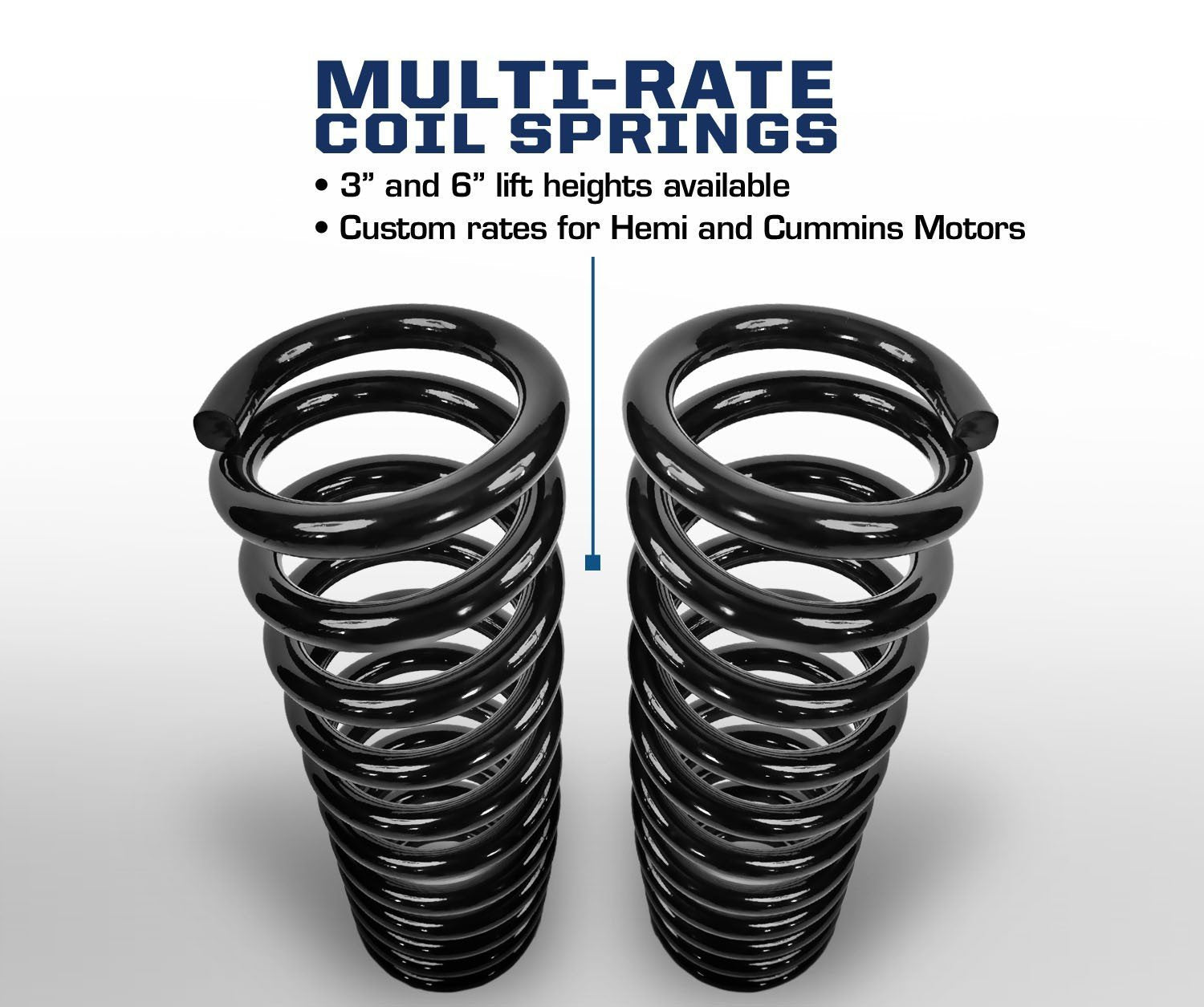 '03-13 Dodge Ram 2500/3500 Multi-Rate and Linear Coil Springs Suspension Carli Suspension description