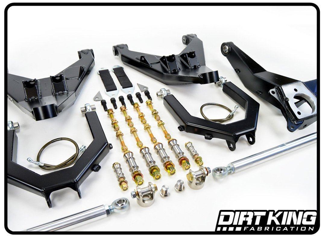 '04-15 Nissan Titan 2WD Long Travel Race Kit Suspension Dirt King Fabrication parts