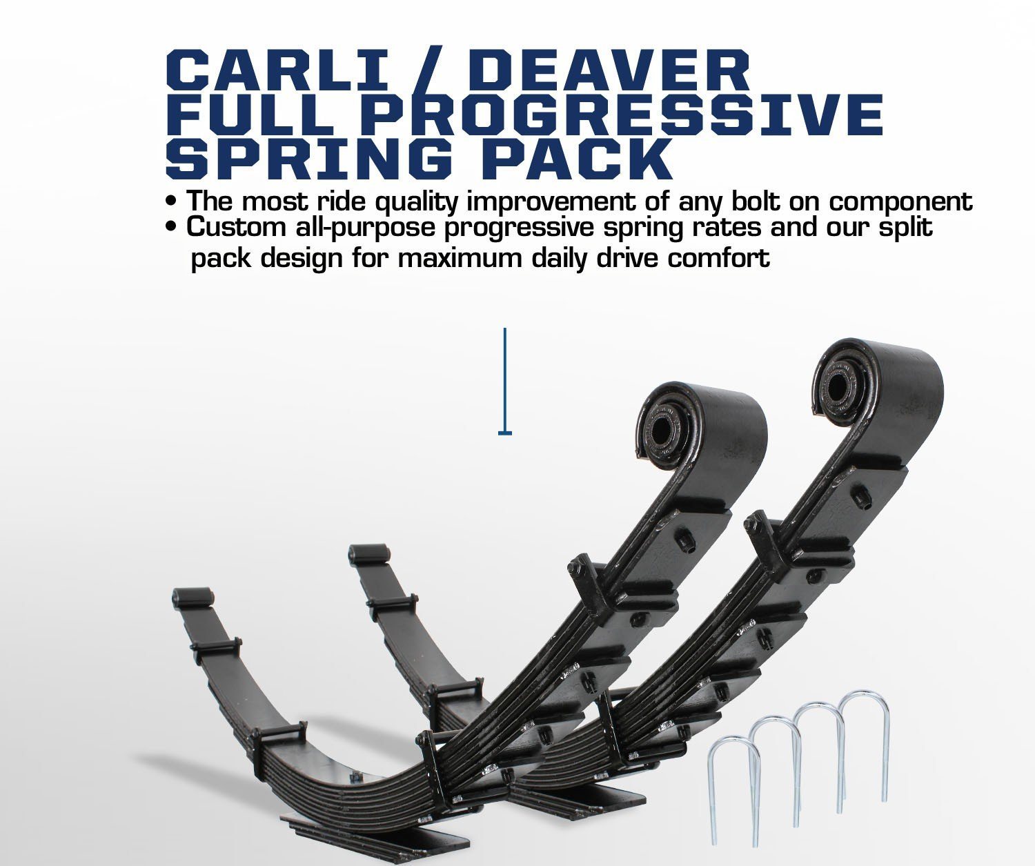 '05-16 Ford F250/350 Full Leaf Spring Kit Suspension Carli Suspension description