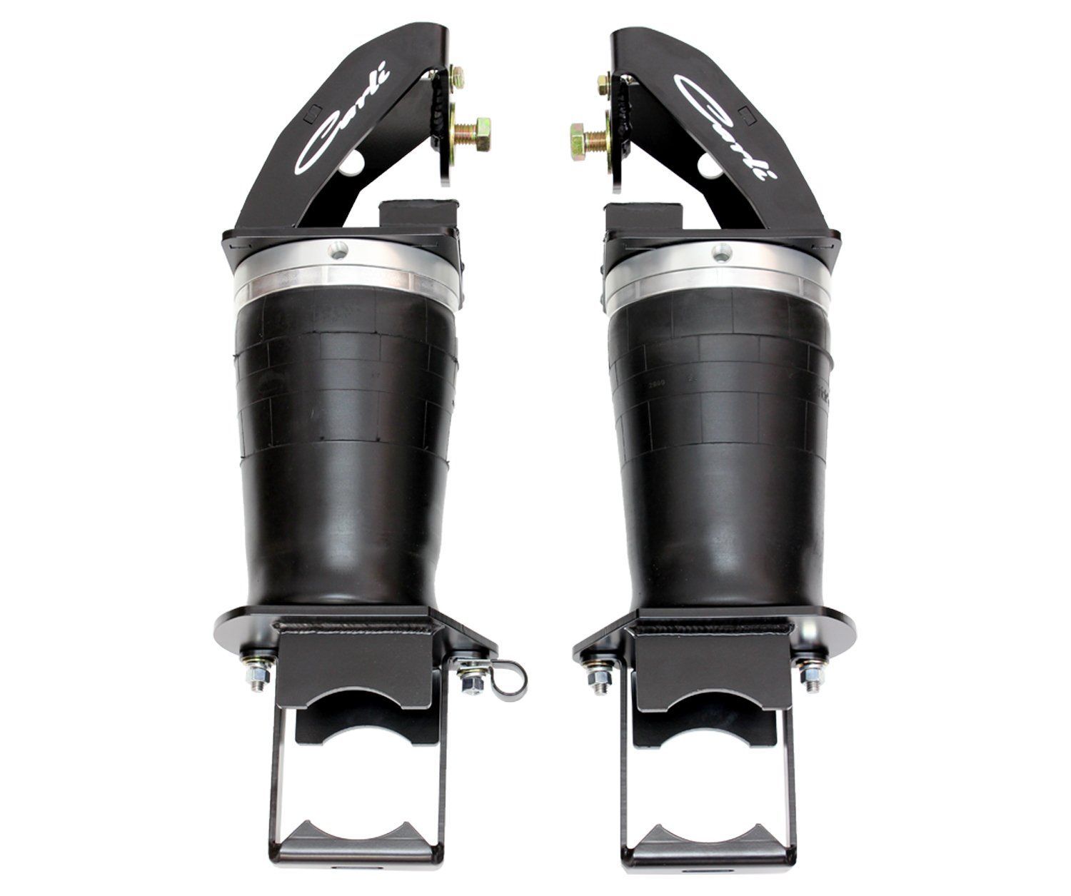 '05-16 Ford F250/350 Carli Suspension Long Travel Air Bag Kit Display of Included Parts