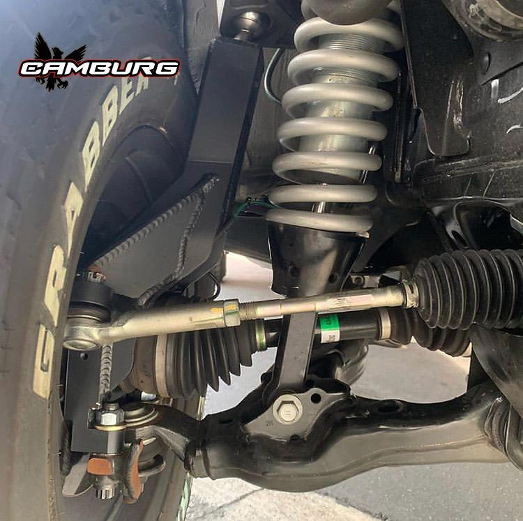 '05-23 Toyota Tacoma Camburg Performance Spindle Kit Close-up Display on vehicle