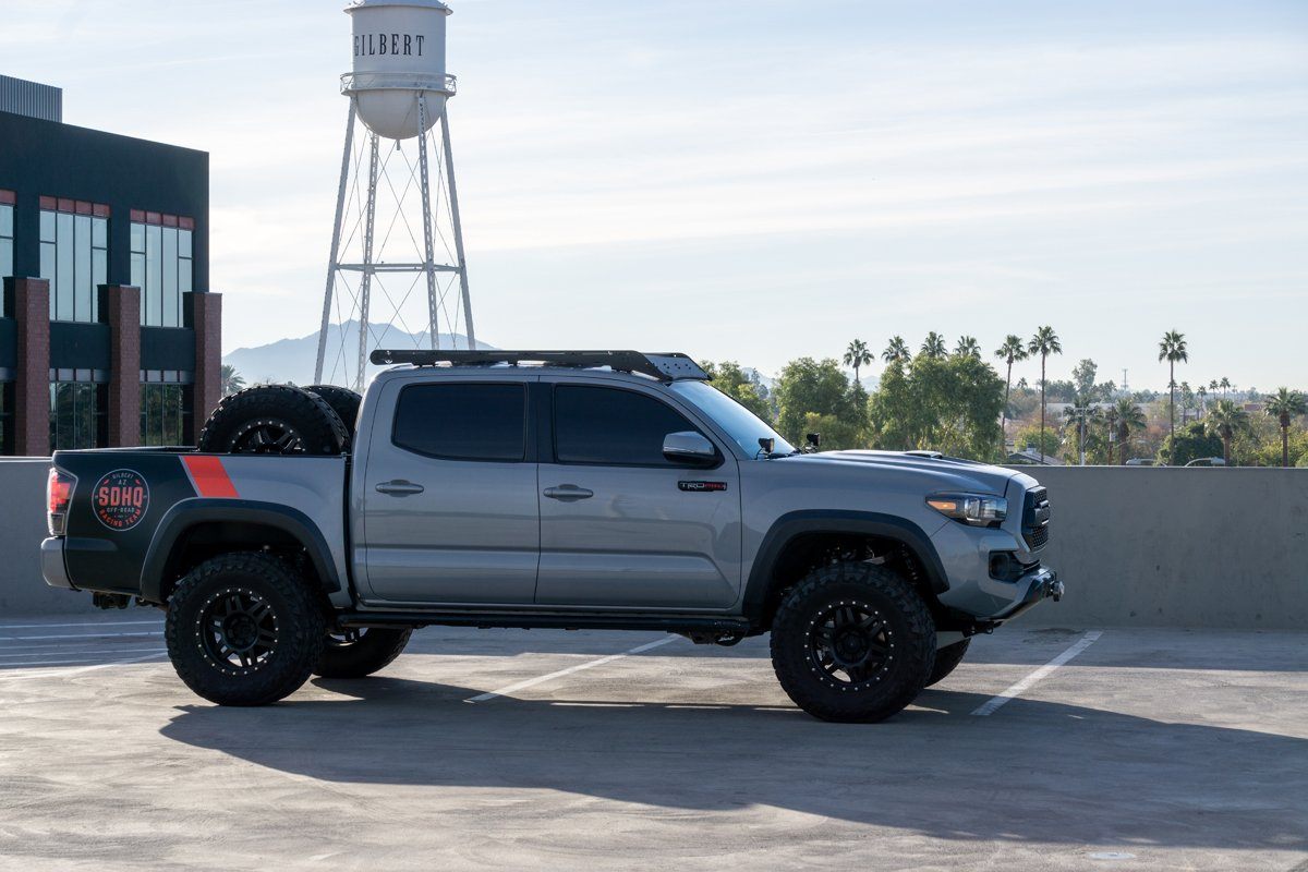 '05-22 Toyota Tacoma Double Cab Studio Roof Rack Prinsu Designs (side view)