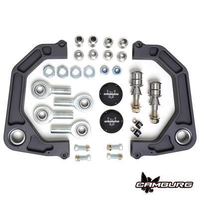 '05-23 Toyota Tacoma Camburg Kinetik Billet Upper Control Arms Display of Included Parts