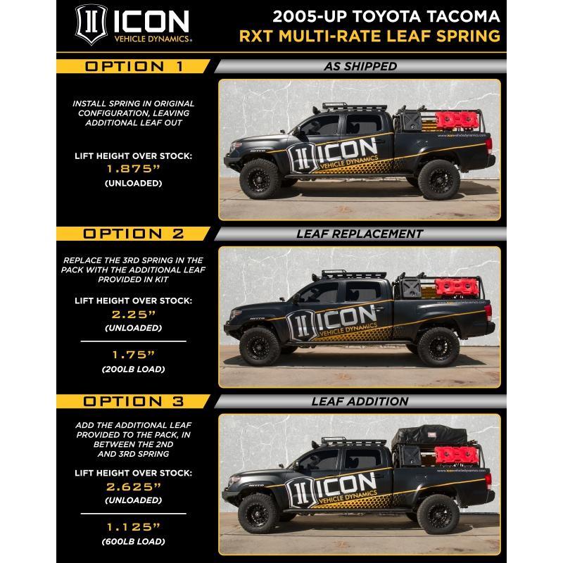 05-23 Toyota Tacoma Suspension System Icon Vehicle Dynamics Billet Delta Joint UCA installation options