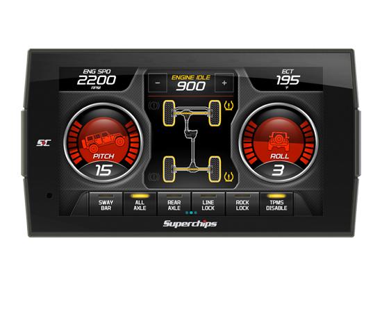 '07-14 Jeep Wrangler Superchips Trail Dash Electrical Superchips display