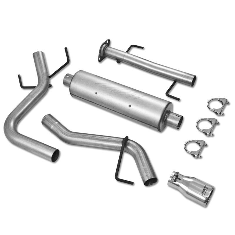 '07-14 Toyota FJ Cruiser 2 1/2" Cat Back Single Rear Exit Exhaust MBRP parts