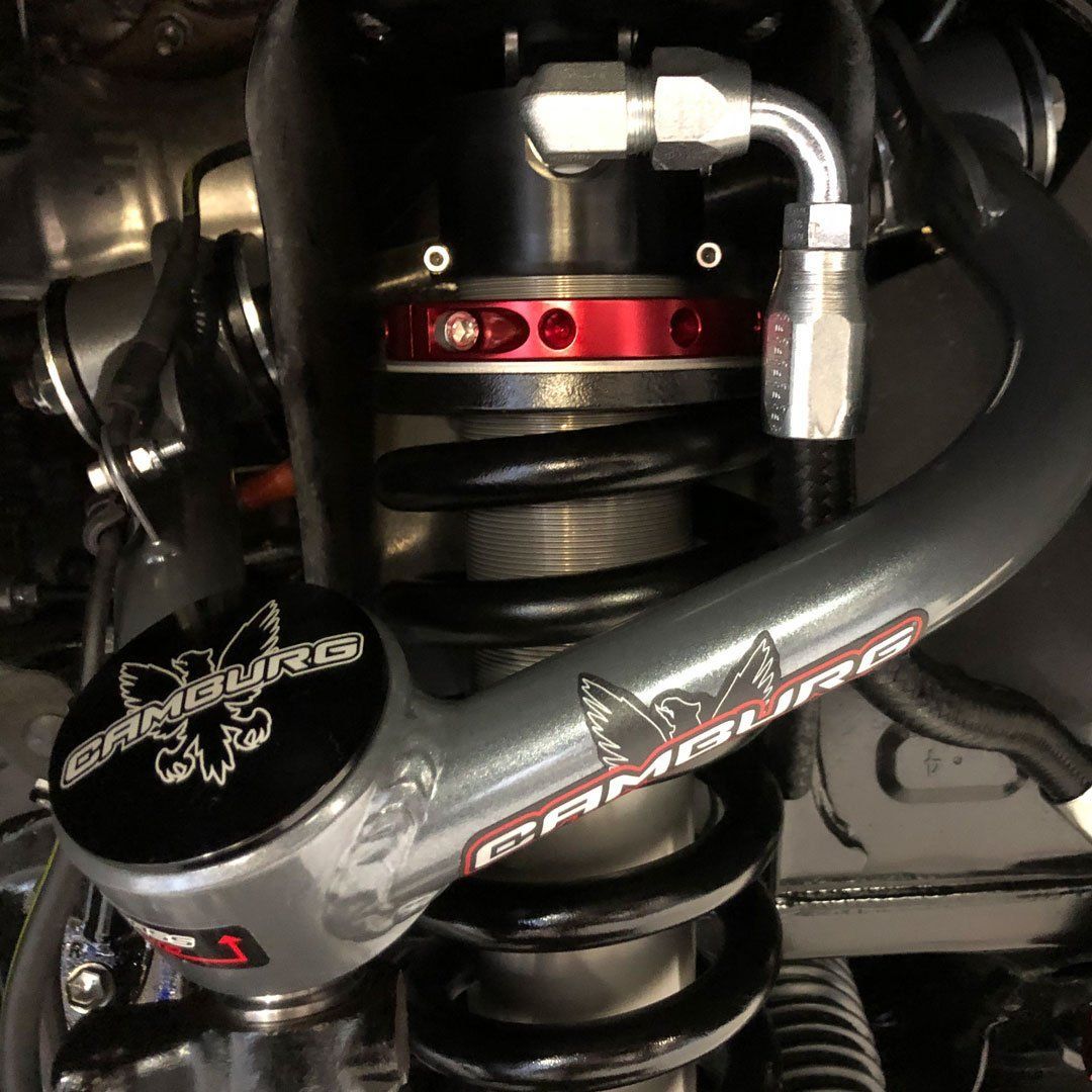 '07-14 Toyota FJ Cruiser Camburg 1.25" Uniball Upper Control Arms Close-up Display on Vehicle