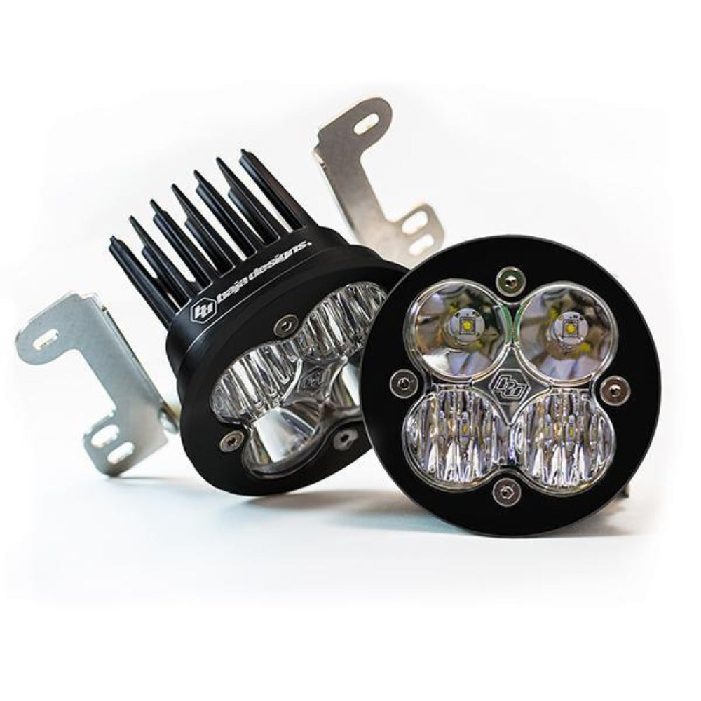 '07-17 Jeep JK Wrangler Fog Light Pocket Kit Baja Designs close-up Display