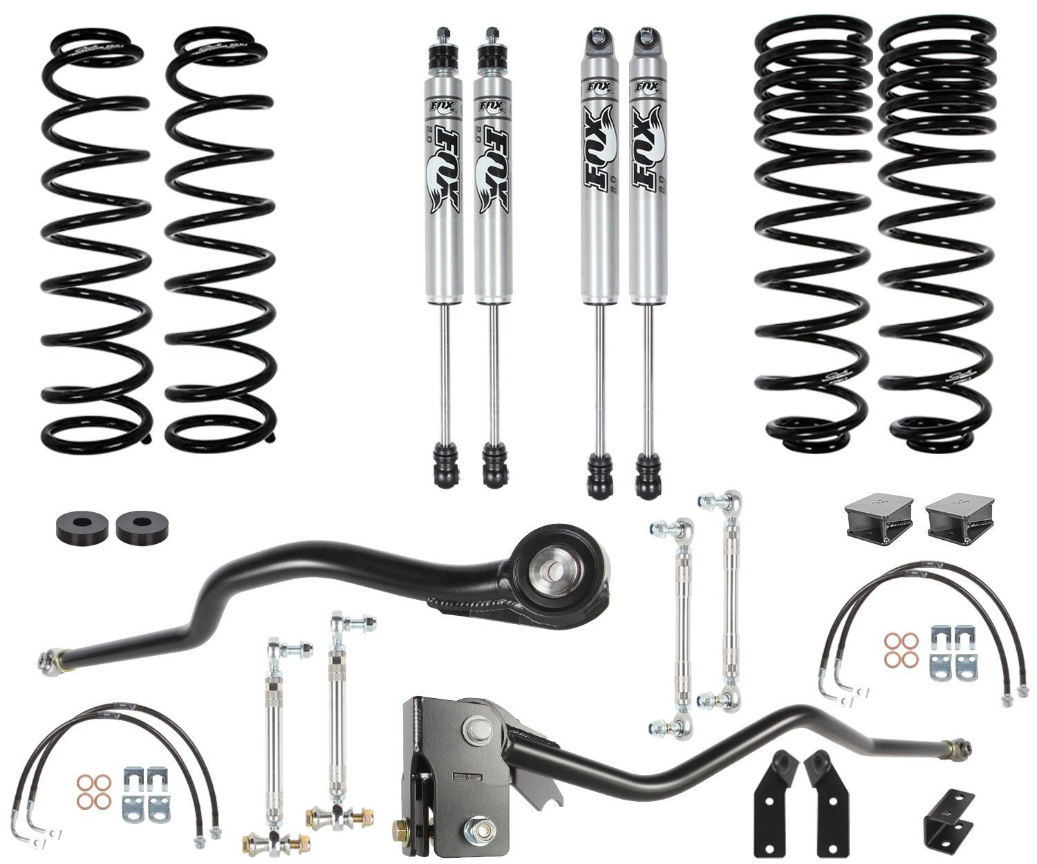 '07-17 Jeep JKU 2.0 Commuter System-3" Lift Suspension Carli Suspension