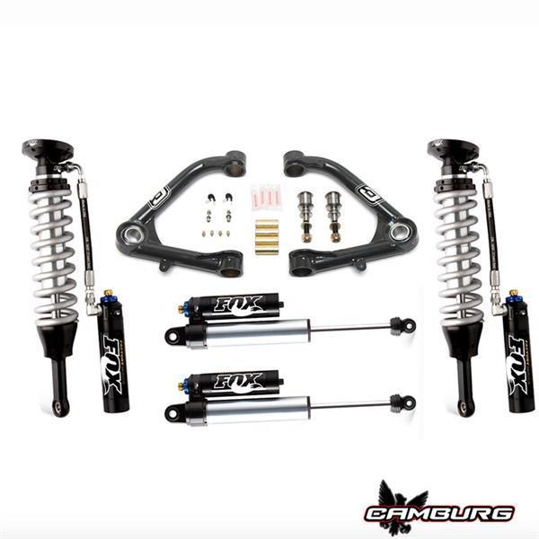 '07-18 Chevy/GM 1500 2wd/4wd FOX 2.5 Factory DSC Kit Display of Included Parts
