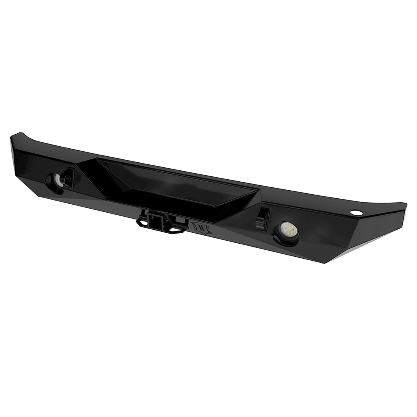 07-18 Jeep JK Pro Series 2 Rear Bumper W/ Hitch & Tabs Impact Series Off-Road Armor display