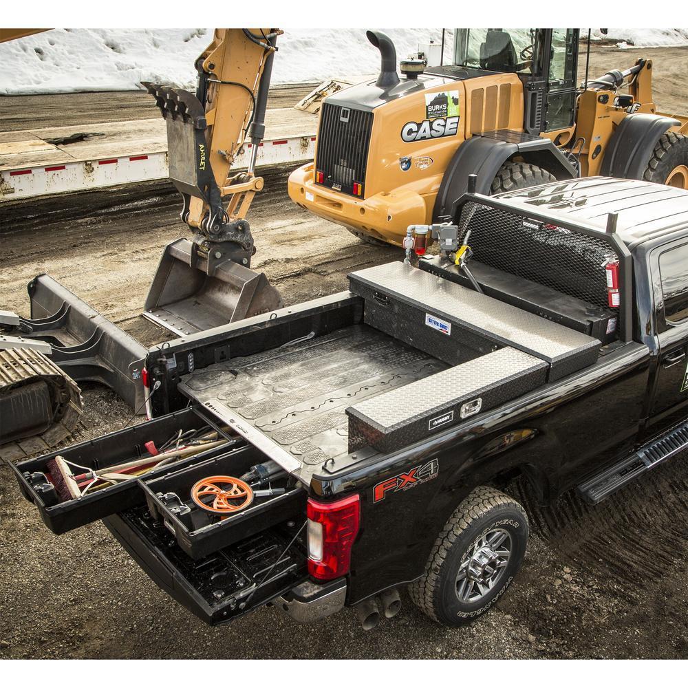 '07-19 Chevy/GMC 2500/3500 Truck Bed Storage System-8ft Bed Display in Vehicle