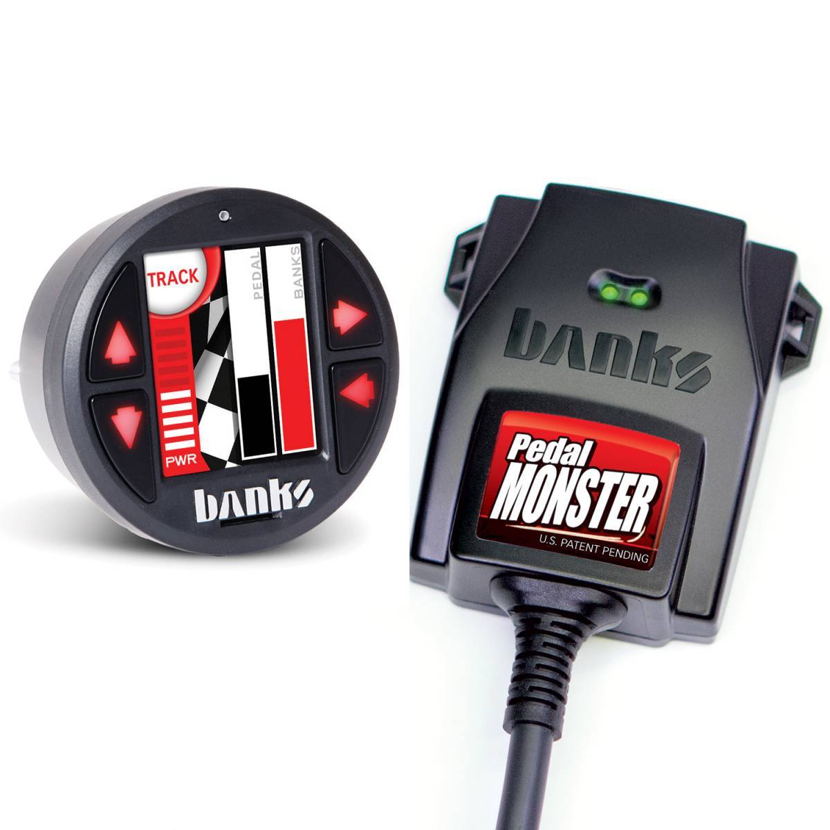 '07-19 Ram Banks Pedal Monster Kit w/iDash SuperGauge Pedal Monster Banks Power close-up Display