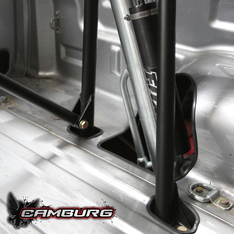 '07-21 Toyota Tundra Long Travel Rear Bedcage Suspension Camburg Engineering close-up