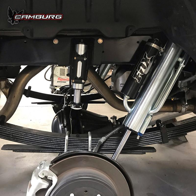 '07-21 Toyota Tundra Camburg Performance Rear Shock Mount Kit Display on Vehicle