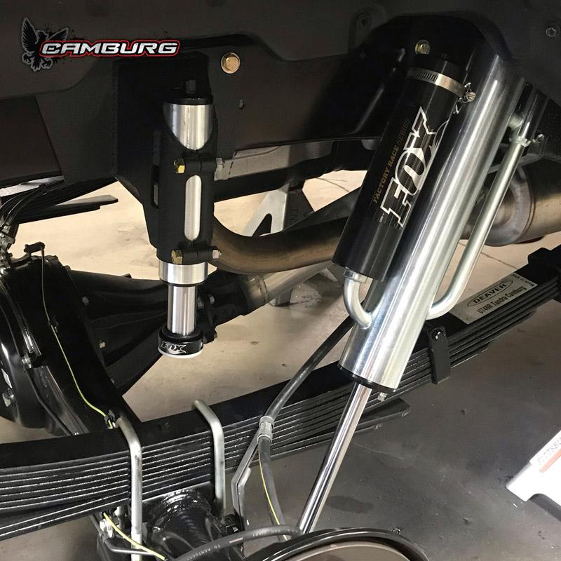 '07-21 Toyota Tundra Camburg Performance Rear Shock Mount Kit Close-up Display on Vehicle