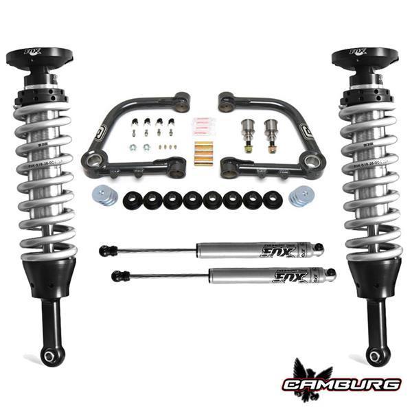 '07-21 Toyota Tundra Camburg FOX 2.5 Performance Kit Display of Included Parts