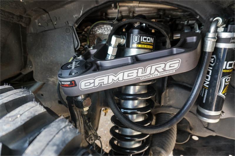 '07-21 Toyota Tundra Camburg Kinetik Billet Upper Control Arms Display on Vehicle