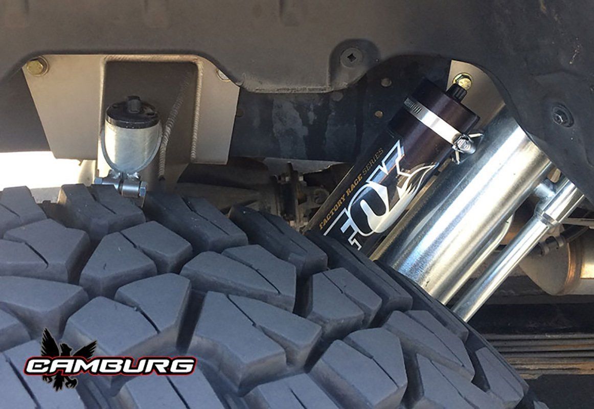 '07-21 Toyota Tundra Camburg Performance Rear Shock Mount Kit Close-up Display on vehicle