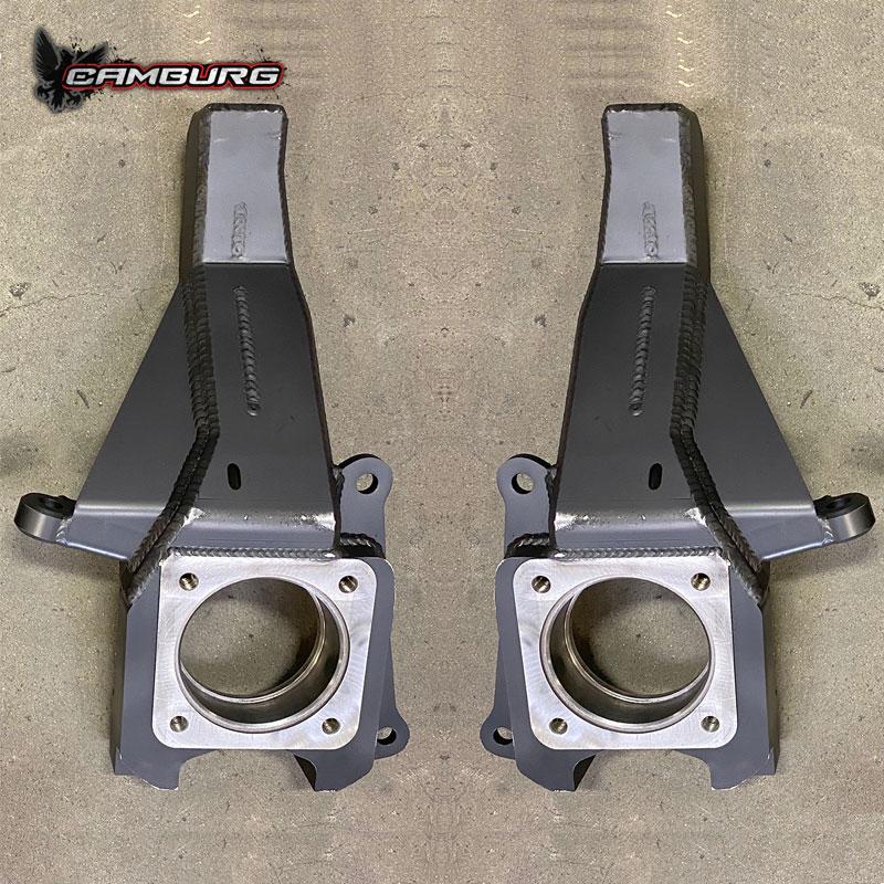 '07-21 Toyota Tundra Camburg Performance Spindle Kit Display of Included Parts