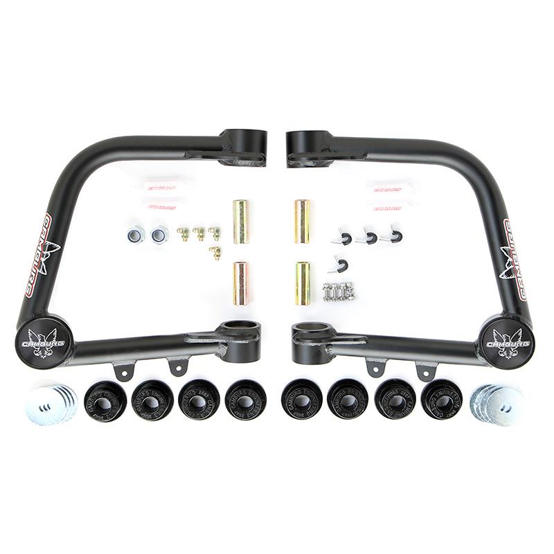 '07-21 Toyota Tundra Camburg X-Joint Upper Control Arms Display of Included Parts